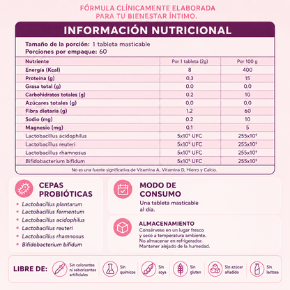 VÉLORA | Probiótico Íntimo Femenino